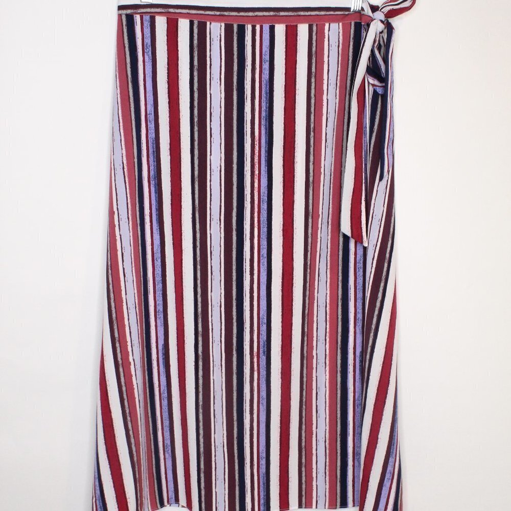 Alex Marie striped wrap skirt